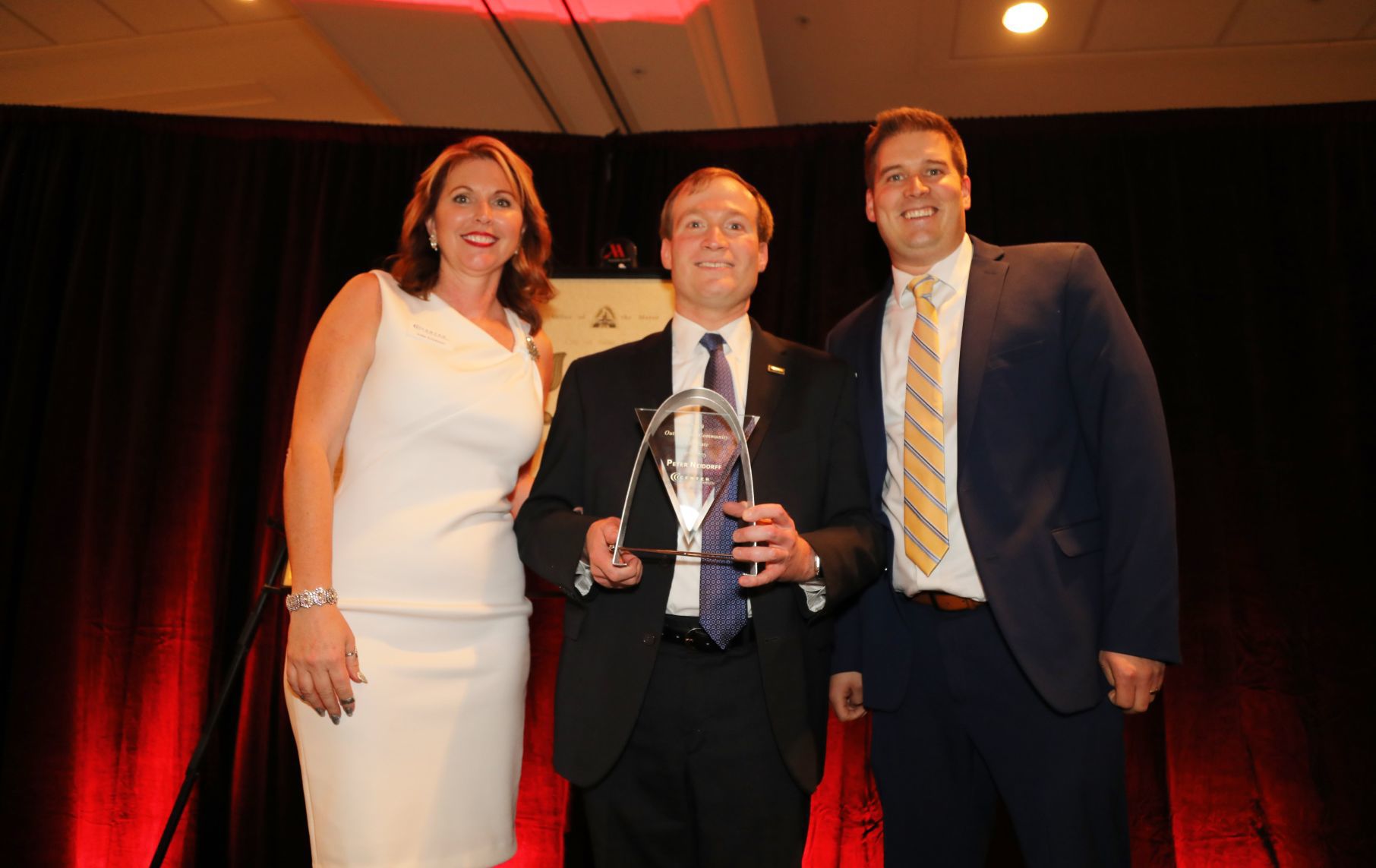 Julie Erickson Executive Director, Honoree Peter Neidorff, Board of Directors President John Waterhouse